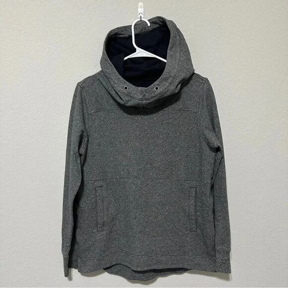 Lululemon Warm For Winter Hoodie Womens Size  6 Pullover Heathered Gray Black - Picture 1 of 9